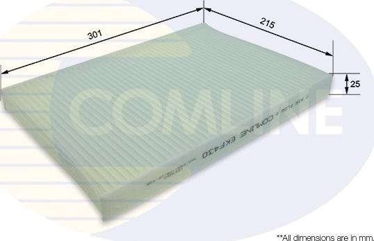 Comline EKF430 - Filtrs, Salona telpas gaiss ps1.lv