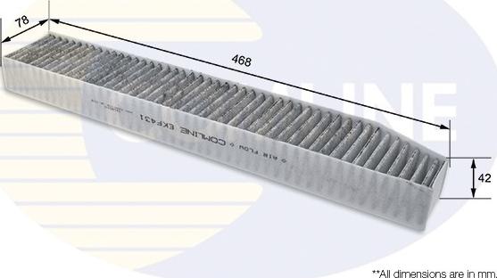 Comline EKF431 - Filtrs, Salona telpas gaiss ps1.lv