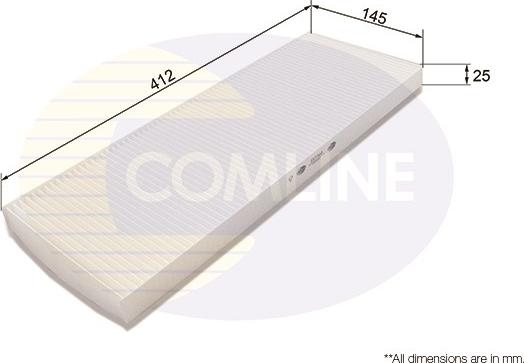 Comline EKF166 - Filtrs, Salona telpas gaiss ps1.lv