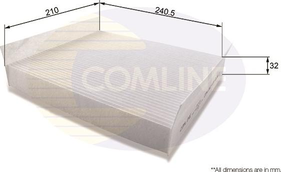 Comline EKF104 - Filtrs, Salona telpas gaiss ps1.lv