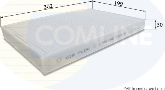 Comline EKF119 - Filtrs, Salona telpas gaiss ps1.lv