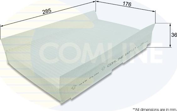 Comline EKF117 - Filtrs, Salona telpas gaiss ps1.lv