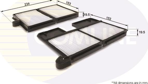 Comline EKF181 - Filtrs, Salona telpas gaiss ps1.lv