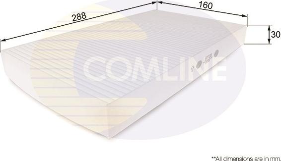 Comline EKF120 - Filtrs, Salona telpas gaiss ps1.lv