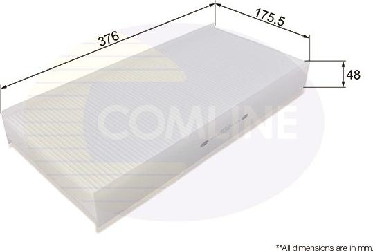 Comline EKF178 - Filtrs, Salona telpas gaiss ps1.lv