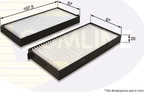 Comline EKF396-2 - Filtrs, Salona telpas gaiss ps1.lv