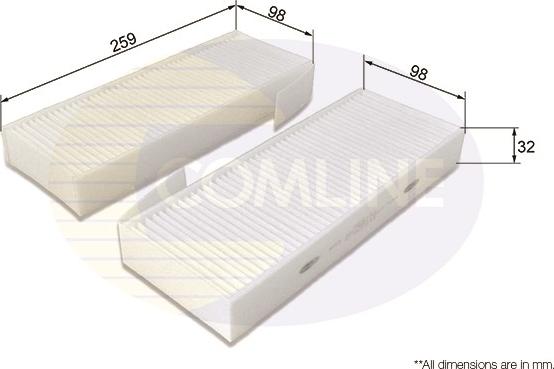 Comline EKF370-2 - Filtrs, Salona telpas gaiss ps1.lv