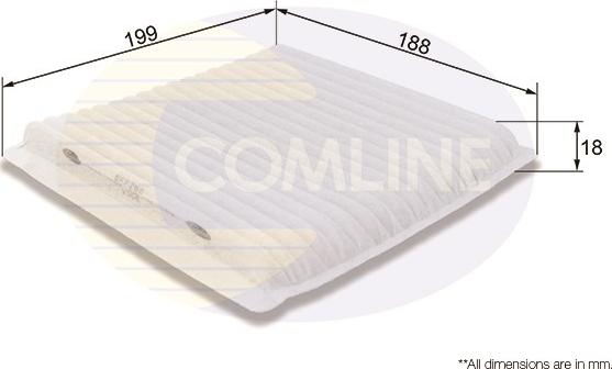 Comline EKF266 - Filtrs, Salona telpas gaiss ps1.lv