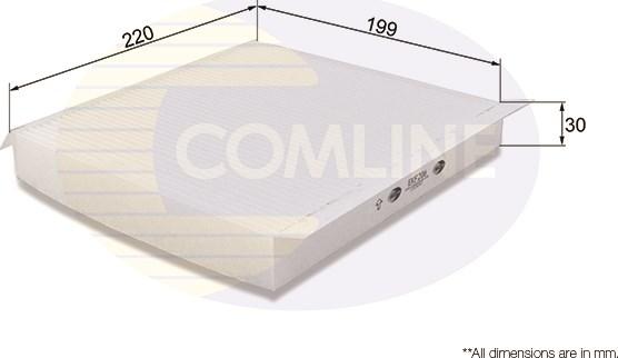 Comline EKF206 - Filtrs, Salona telpas gaiss ps1.lv