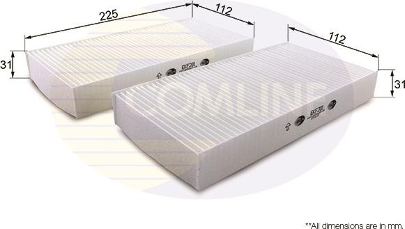Comline EKF201 - Filtrs, Salona telpas gaiss ps1.lv