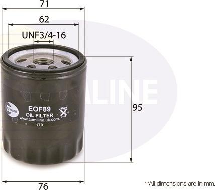 Comline EOF089 - Eļļas filtrs ps1.lv