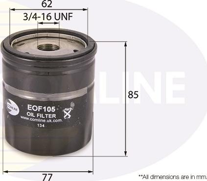 Comline EOF105 - Eļļas filtrs ps1.lv