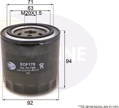 Comline EOF178 - Eļļas filtrs ps1.lv