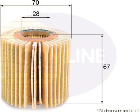 Comline EOF245 - Eļļas filtrs ps1.lv