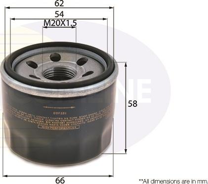 Comline EOF220 - Eļļas filtrs ps1.lv