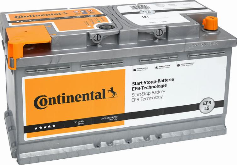 Continental 2800012041280 - Startera akumulatoru baterija ps1.lv