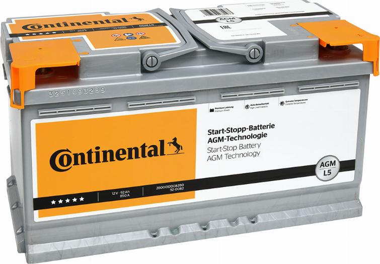 Continental 2800012008280 - Startera akumulatoru baterija ps1.lv