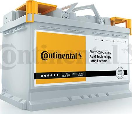 Continental 2800012017280 - Startera akumulatoru baterija ps1.lv