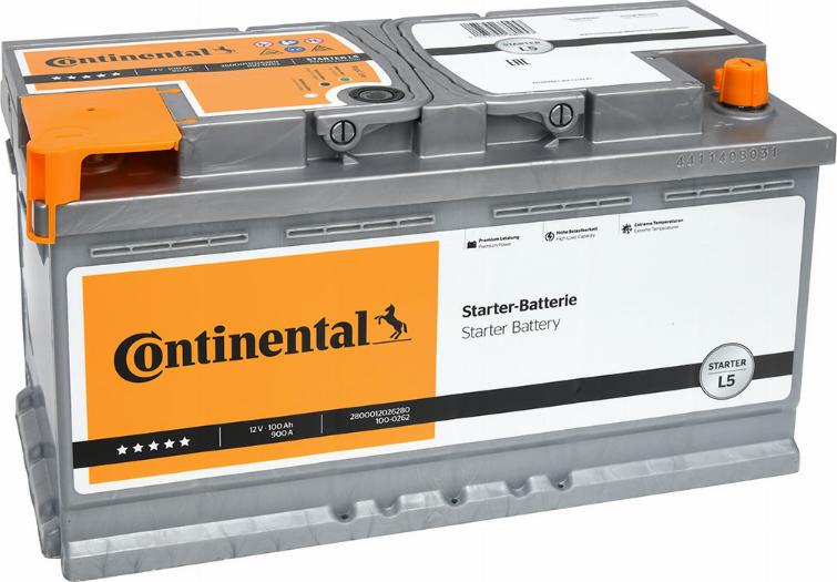 Continental 2800012026280 - Startera akumulatoru baterija ps1.lv