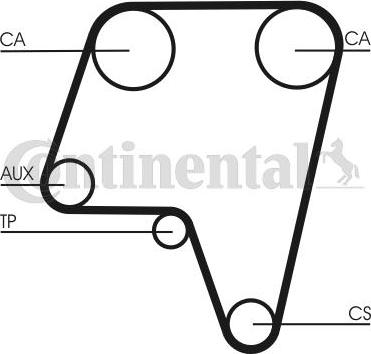 Contitech CT819 - Zobsiksna ps1.lv