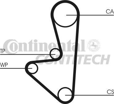 CONTINENTAL CTAM BR CT718K1 - Zobsiksnas komplekts ps1.lv