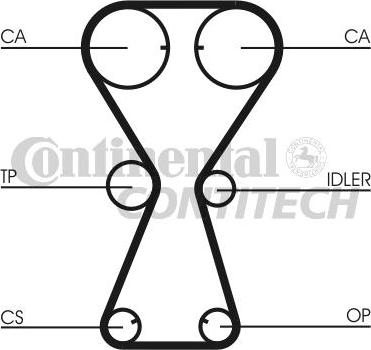 CONTINENTAL CTAM BR CT826 - Zobsiksna ps1.lv