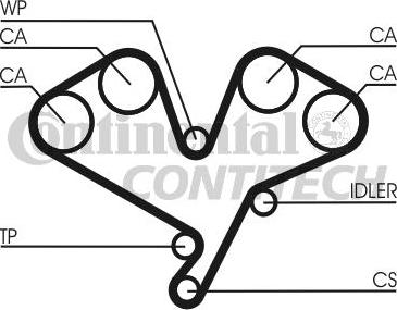 CONTINENTAL CTAM BR CT822 - Zobsiksna ps1.lv