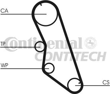 CONTINENTAL CTAM BR CT754K1 - Zobsiksnas komplekts ps1.lv