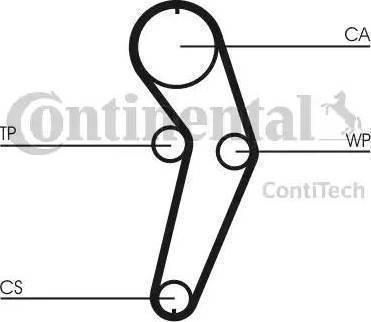 Continental CT988WP2 - Ūdenssūknis + Zobsiksnas komplekts ps1.lv