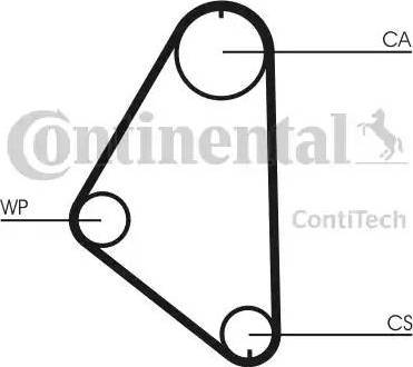 Continental CT558WP1 - Ūdenssūknis + Zobsiksnas komplekts ps1.lv