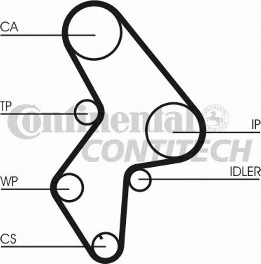 Contitech CT1031WP1 - --- ps1.lv