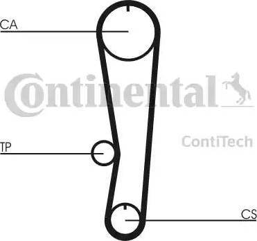 Continental CT895K1 - Zobsiksnas komplekts ps1.lv