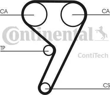 Continental CT 881 K3 - Zobsiksnas komplekts ps1.lv