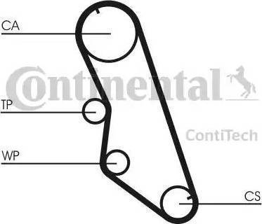 Continental CT754K2 - Zobsiksnas komplekts ps1.lv