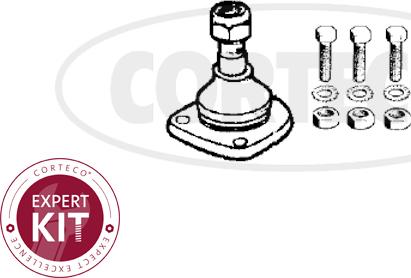 Corteco 49400507 - Balst / Virzošais šarnīrs ps1.lv