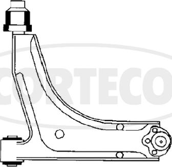 Corteco 49400816 - Neatkarīgās balstiekārtas svira, Riteņa piekare ps1.lv