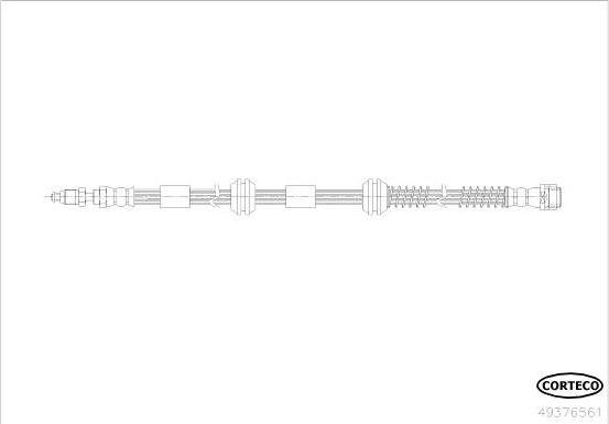 Corteco 49376561 - Bremžu šļūtene ps1.lv
