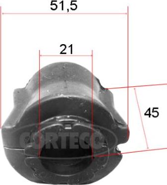 Corteco 49371817 - Bukse, Stabilizators ps1.lv