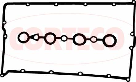 Corteco 440153P - Blīve, Motora bloka galvas vāks ps1.lv