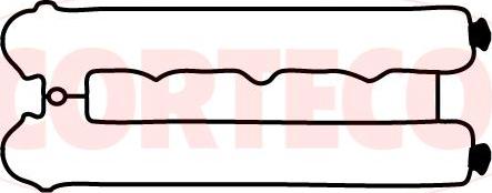 Corteco 440105P - Blīve, Motora bloka galvas vāks ps1.lv
