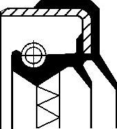 Corteco 01016689B - Vārpstas blīvgredzens, Riteņa rumba ps1.lv