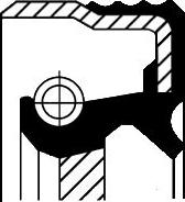 Corteco 01029803B - Vārpstas blīvgredzens, Diferenciālis ps1.lv