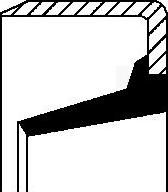 Corteco 01026376B - Blīvgredzens, Grozāmass ps1.lv