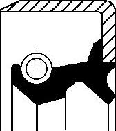 Corteco 01027787B - Vārpstas blīvgredzens, Diferenciālis ps1.lv