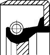 Corteco 19034056B - Vārpstas blīvgredzens, Automātiskā pārnesumkārba ps1.lv