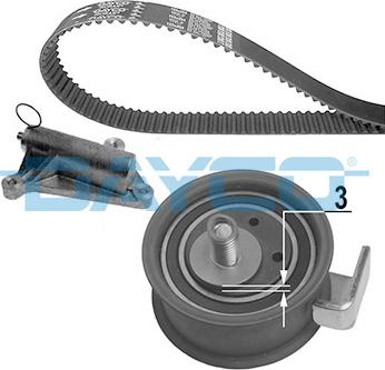 Dayco KTB464 - Zobsiksnas komplekts ps1.lv