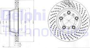 Delphi BG9097 - Bremžu diski ps1.lv