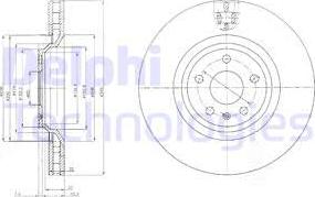 Delphi BG9054 - Bremžu diski ps1.lv