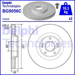 Delphi BG9056C - Bremžu diski ps1.lv