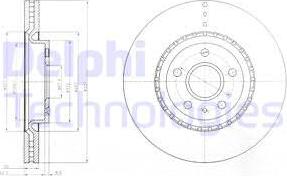 Delphi BG9068 - Bremžu diski ps1.lv